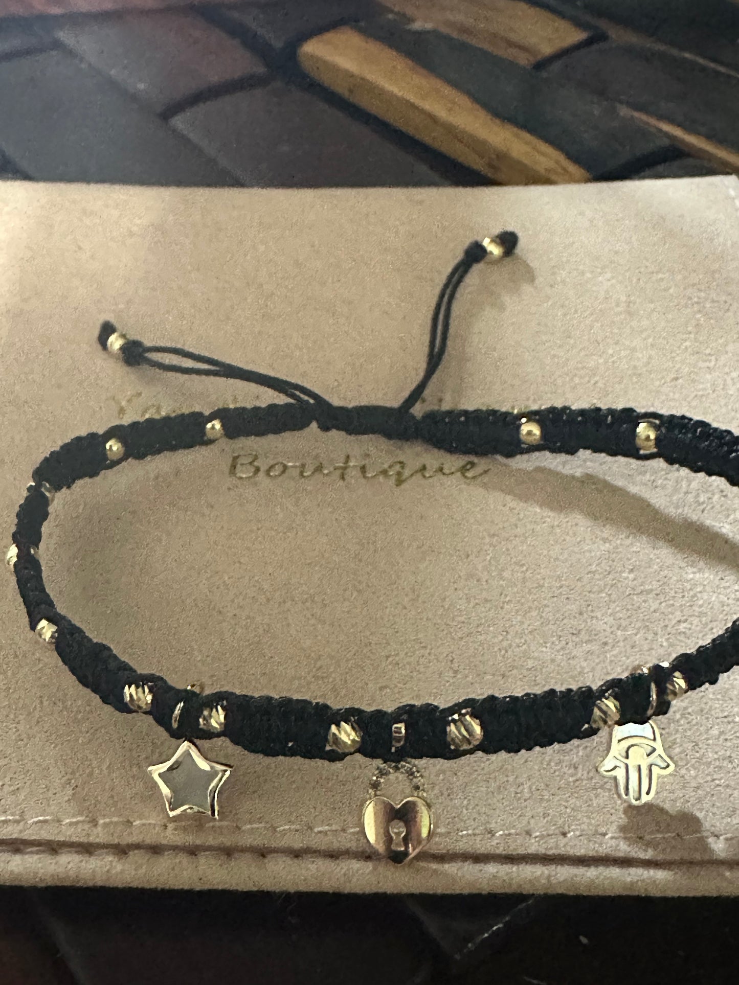 Onyx Gold Bracelet